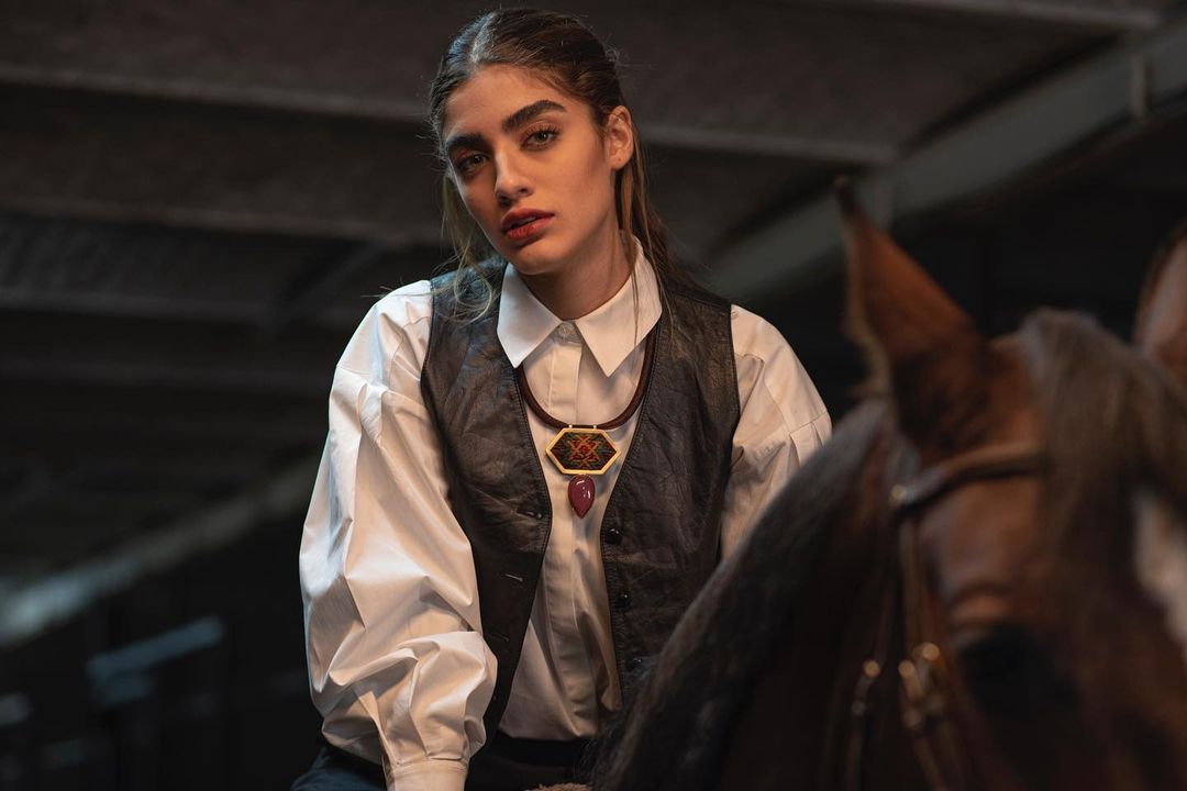 Sample Necklace with Model